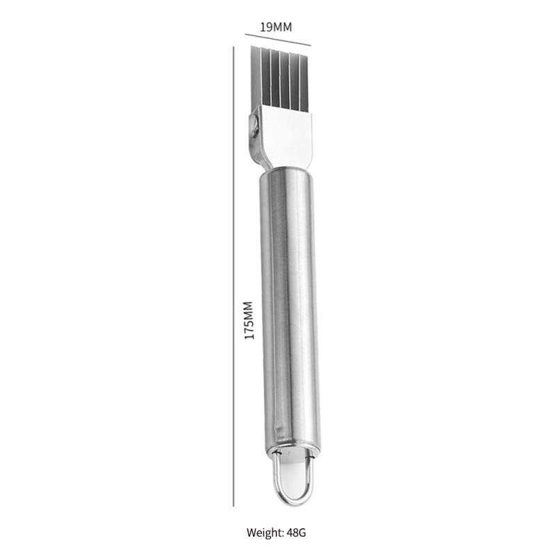 Onion Garlic Tomato Chili Shredder Grater Stainless Steel Chopped Green Onion Knife Onion Knife Kitchen Tool Multifunctional