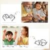 Juksun 32 Pack Metal Puzzles Set, Varying Difficulty, Smooth Surface, 18x13.5cm, Adult Brain Teaser Stress Relief Toys