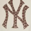 New MLB MONOGRAM New York Yankees Sweatshirt Unisex Dark Cream 3AMTM1044-50CRD