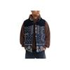 Levis Fashion Print Stand Collar Jacket Vest Men Outerwear Navy A5634-0001