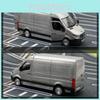 Alloy Silver Simulation Mercedes Benz Sprinter Commercial Vehicle Toy Model