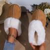 Fashion 2025 Winter Warm Fur Indoor Home Slippers Women Fluffy Comfort Soft Bedroom Slippers for Couples Flat Non Slip House Shoes Woman