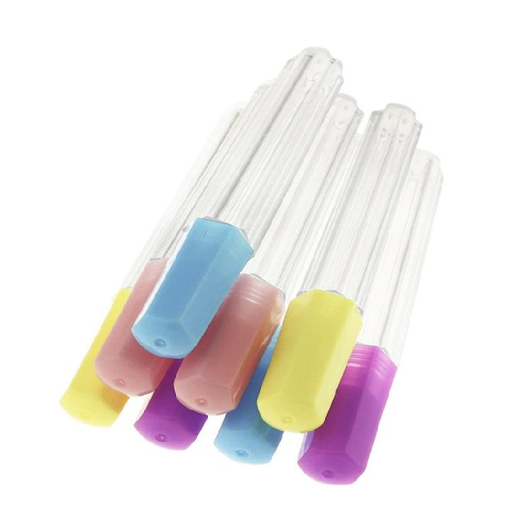 Contenitore per Aghi da Cucito in Plastica, Flacone per Spille, Contenitore per Perline e Bottoni, Tubo Trasparente per Conservazione Aghi da Cucito (4 Pezzi)