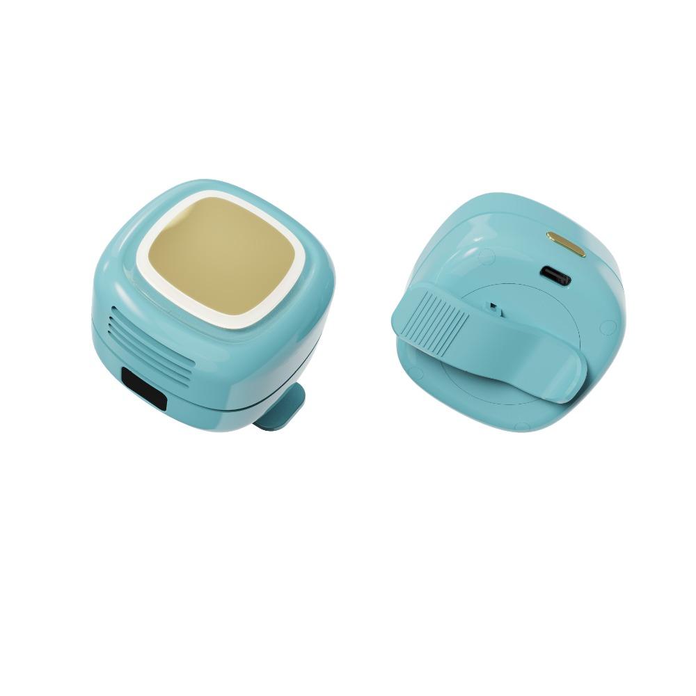 With Light Silent Mini Bladeless Electric Fan 3 Speeds Clip-on Fan New Air Cooler