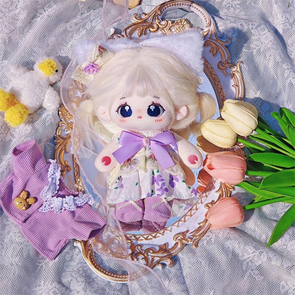 Jumpsuit Cotton Doll Clothes Rompers Plush Doll Clothes 20cm Cotton Doll's Clothes  Children Gift
