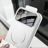 Large window PC matte skin feeling oil injection suitable for iPhone16Pro fine ring magnetic mobile phone case Apple 15 anti-drop