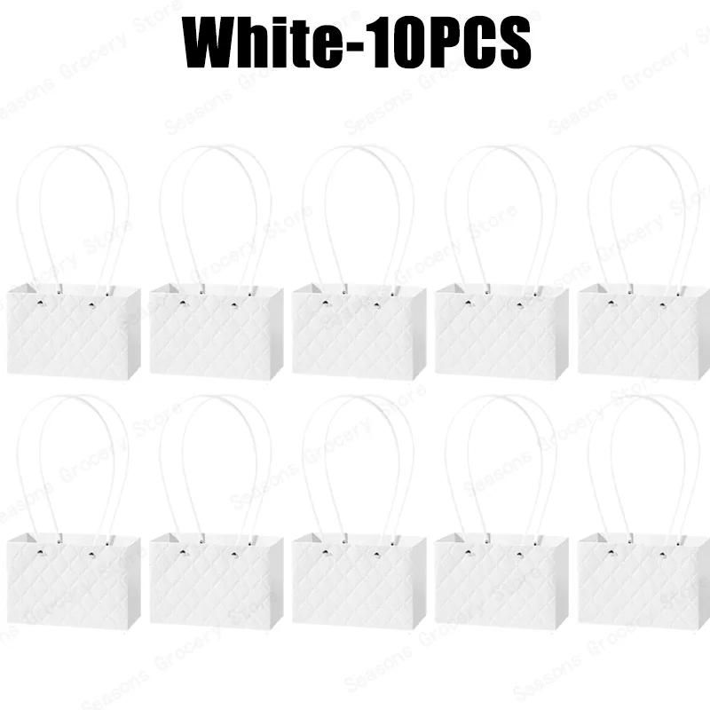 2026 New Reusable Waterproof Flower Tote Bag Eco Friendly Wedding Party Favors Gift Box Portable Bouquet Packaging Decorations
