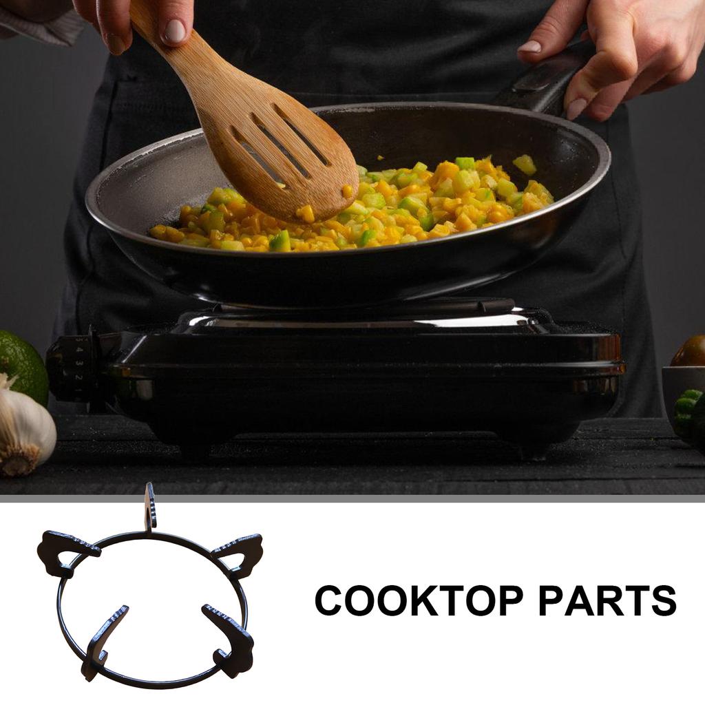 Eisen Wok-Stützringe Rutschfester Herdpfannenhalter 20,2 cm Kochfeld-Standständer für Topf Geeignet für Küchen-Gasherd