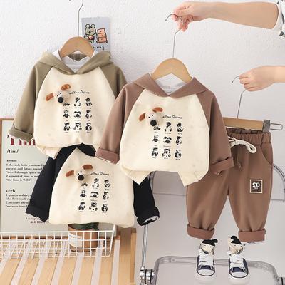 Kinder Freizeit Langarm Set, Bequeme Alltagsoutfits