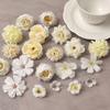 20/14Pcs/lot Mixed Artificial Flowers Silk Rose Fake Flower For Home Decor Wedding Decoration DIY Craft Garland Gift Accessories