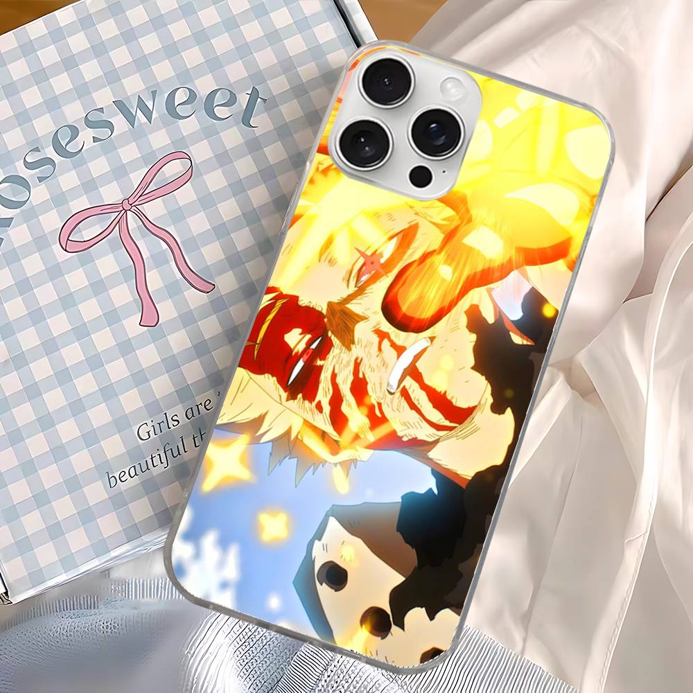Anime B-Bakugo Katsuki For iPhone 17 16 15 14 Plus 13 12 11 Pro Max Phone Cover Back Satin Colorful Surface