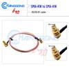 SMA-KW Bent Female To SMA-KW Bent Female Extension Cable with Fixed RG316 and SMA To SMA Female Adapter.