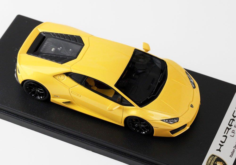 LOOKSMART Scale Lamborghini Huracan Giallo Midas LS455F 1/43 LP580-2 (Pearl Yellow)