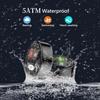 Herren Damen Smart Ring 5ATM Wasserdicht Multi-Sport-Modus Fitness-Tracking Gesundheitsüberwachung Schlafmonitor Schrittzähler Smartring