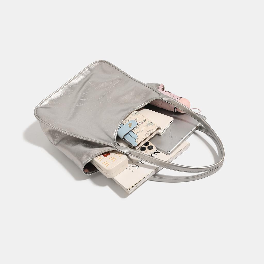 Retro Underarm Bag, Large-capacity Tote Bag, Class Commuting Bag, Fashionable and Versatile Shoulder Bag