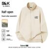 Baleno Men's S&K Series Stand Collar Knitted Pullover Sweatshirt