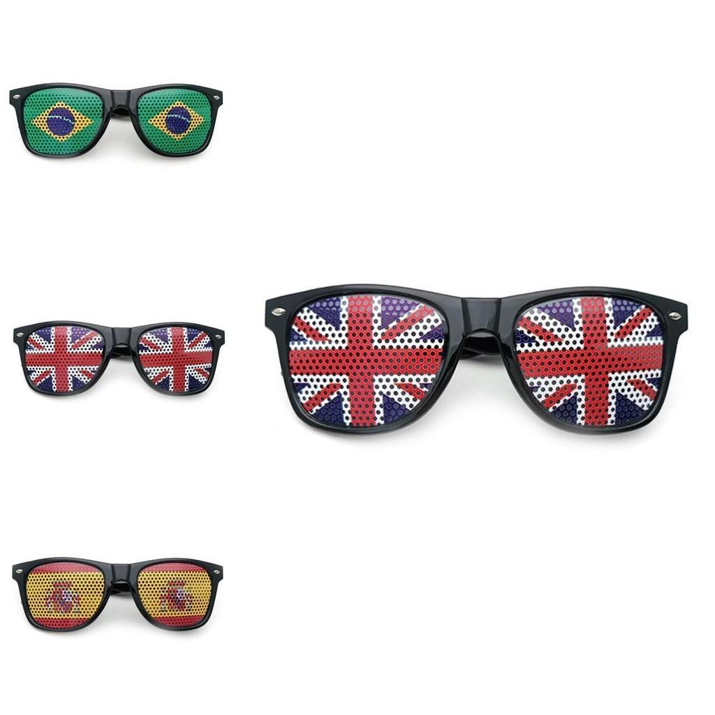 Patriotic England And France National Flag Sunglasses For Football Basketball