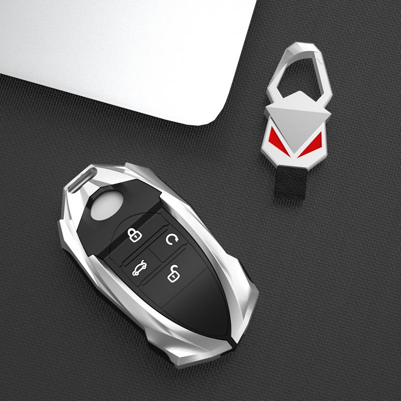 Zinc Alloy Auto Smart Key Fob Cover Case Housing Fit For Trumpchi Gac Empow J11 J12 J13 J14 J15 Gs8 Protector Auto Auto Accessories