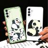 Cute Cartoon Panda Soft Phone Case for Samsung A17 A37 A57 A16 A26 A36 A56 A15 A25 A35 A55 A14 A24 A34 A54 A13 A23 A33 A53 A52 A