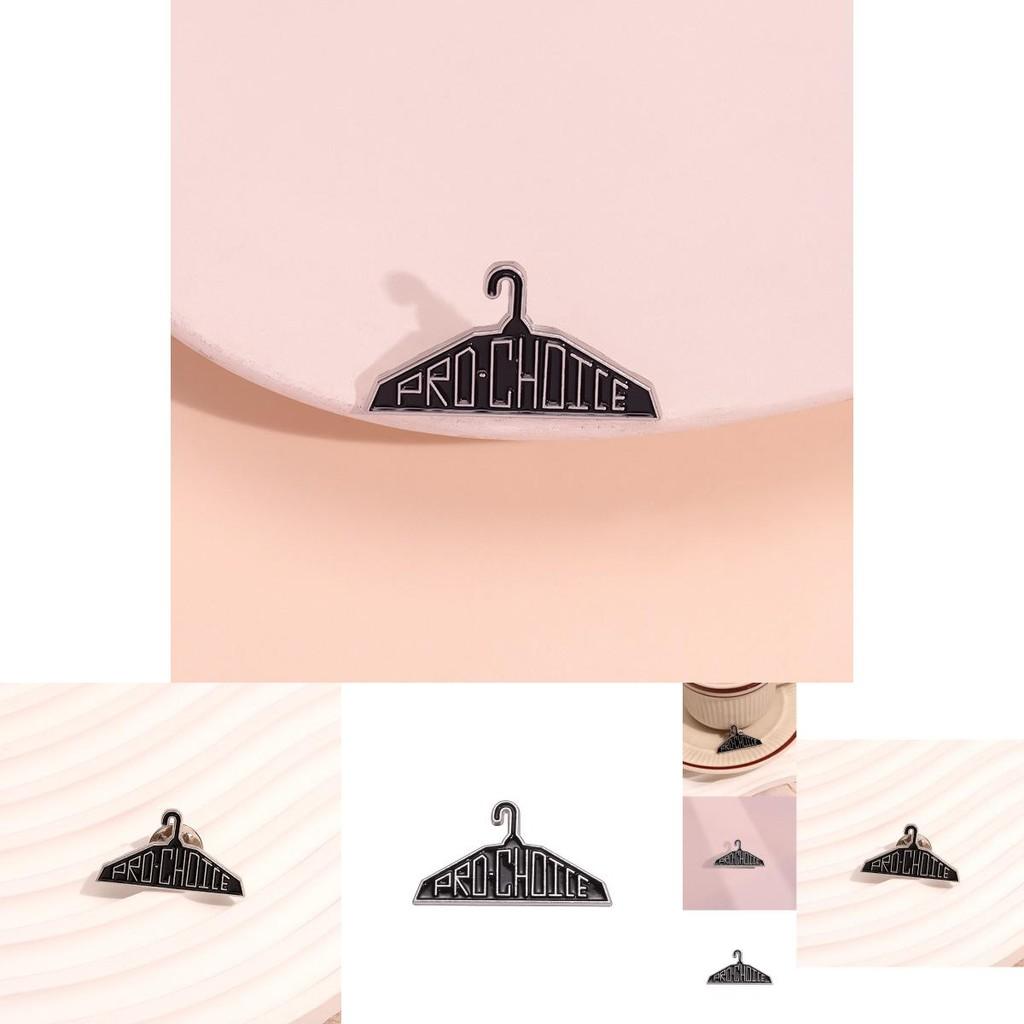 Unique Black Hanger Design Metal Brooch Pin Featuring Cute Cartoon Characters For Trendy Fashion