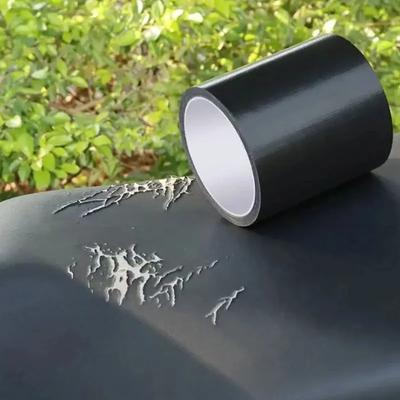 Bandă de bază din pânză, bandă impermeabilă de înaltă vâscozitate, multifuncțională pentru pernă de scaun, canapea, scaun, piele neagră, reparare