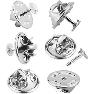 100pcs Replacement Craft Making Tie Tacks Pin DIY Metal Keepers Clasp Handmade Needle Back Lock Home