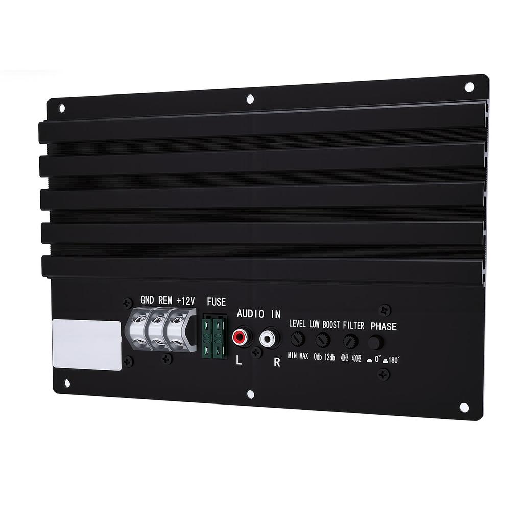 Car Exposed Amplifier Board 800W High Power Aluminum Alloy Car Amp Board for 8 to 12 Inch Woofer