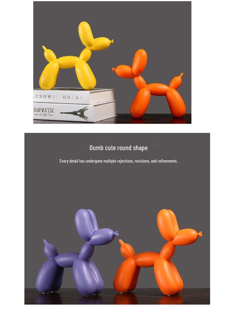 Creative Nordic Balloon Dog Ornament for Home or Office Decor