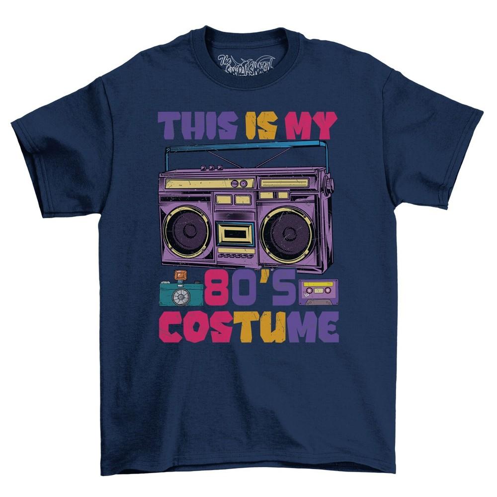 The ShirtShack This Is My 80's Costume Men's Funny T-Shirt 100% Cotton Shirt