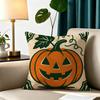 Happy Halloween  Pillow Case Square Double-Sided Sofa Cushion Cover Bedroom Bedside Pillow