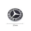 Car Sticker C200 E300 Hot 2026 New For Benz W212 GLC GLK 2025 Hot For Mercedes Benz AMG Car Metal Flat Hood Emblem Front Badge L