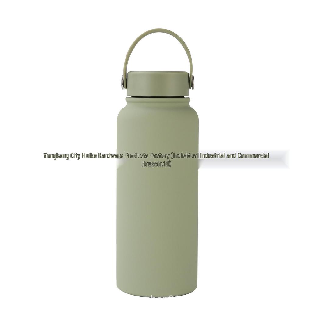 Insulated Stainless Steel Sports Water Bottle with Rubber Paint Finish for Outdoor Use