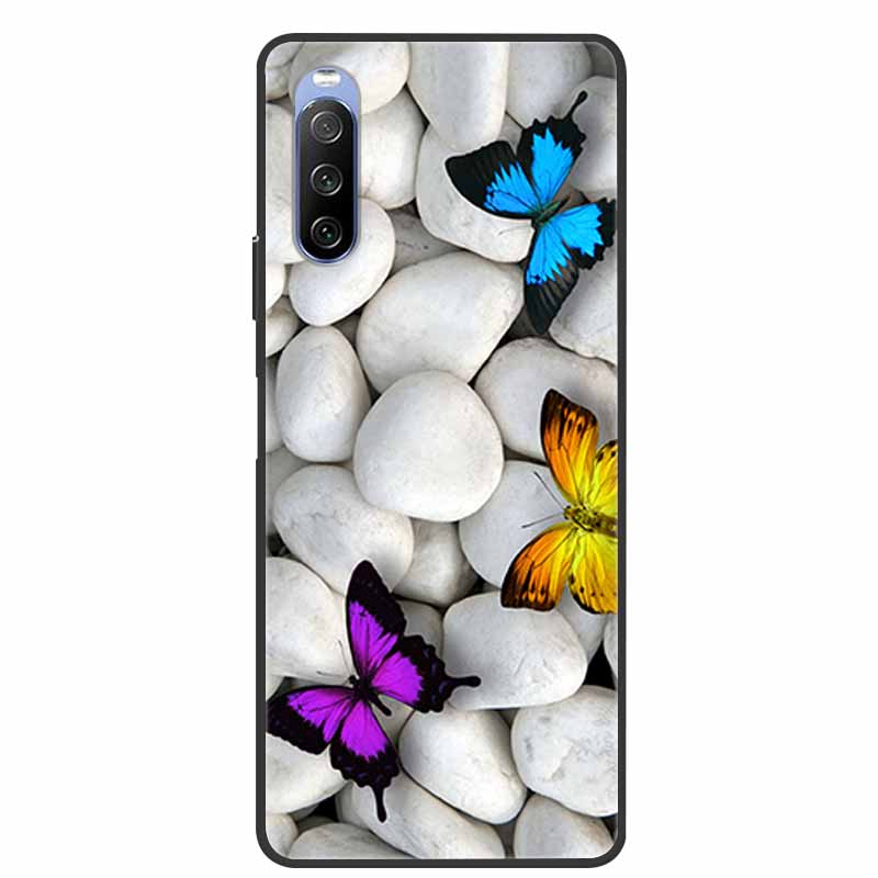 For Sony Xperia 10 IV Cases Soft TPU Silicone Cat Animal Phone Covers For Sony Xperia 1 IV Back Cases Funda for Xperia10IV 6.0''