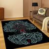 Viking WarriorSymbol Valknut Nordic Valhalla Carpet Rug for Bedroom Living Room Sofa Playroom Doormat Home Decor,kids Non-slip