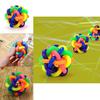 Pelota de Goma Colorida Juguete para Gato Mascota con Cascabel Pequeño para Ejercicio Interactivo Divertido