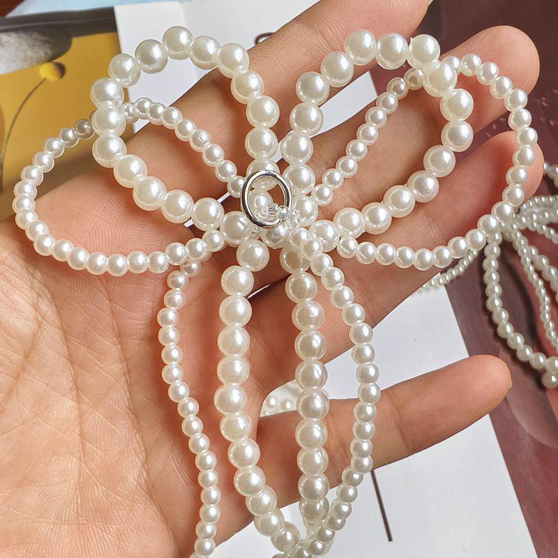 

Элегантный жемчужный бант-шарм для изготовления ювелирных изделий своими руками брелок ожерелье серьги ремесла пряжка для обуви украшения аксессуары бежевый