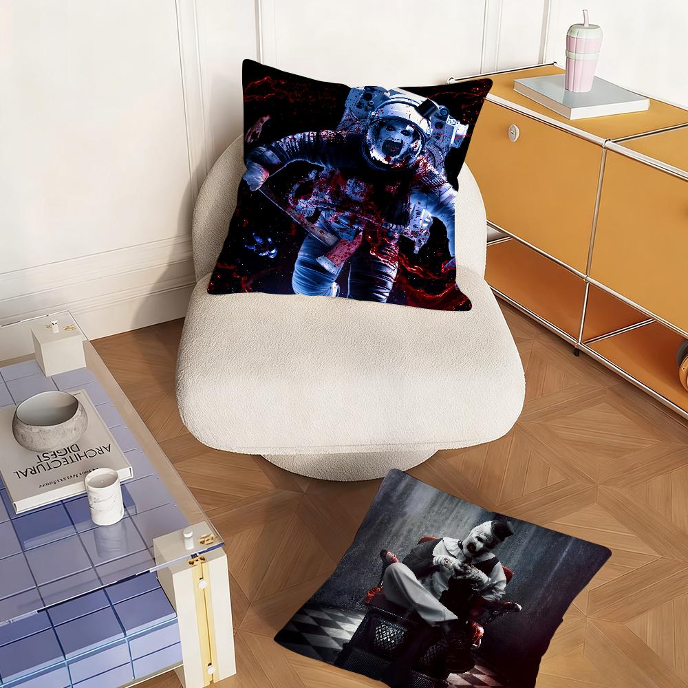 Classic Film TTerrifier 4 Pillow Case Bedroom Sofa Living Room Backrest Decoration Square Cushion Nap Time