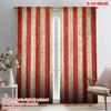 2pcs 2D flat printing Scene Curtain Evil Halloween Circus Carnival Festival Red and White Stripes Shouting Bloody Splashing