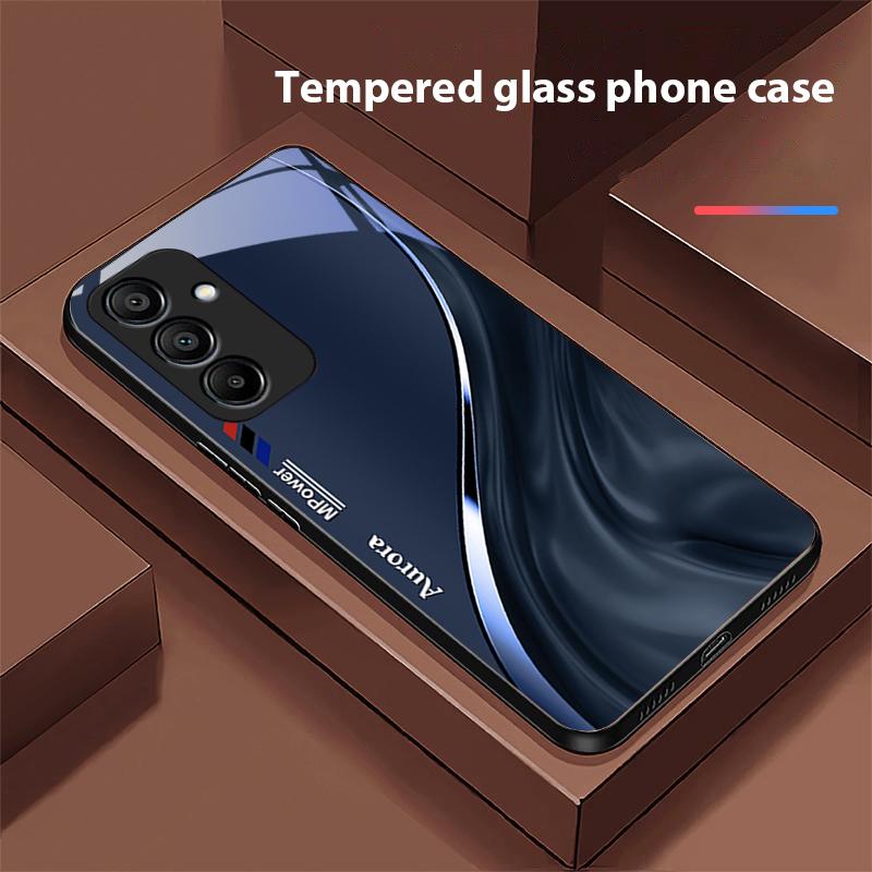 Wzór przepływu wody do Samsung Galaxy A15 5G 54 4G 51 50 24 35 90 71 12 51 53 52S 80 22 34 Czarne Szkło Hartowane Etui na Telefon