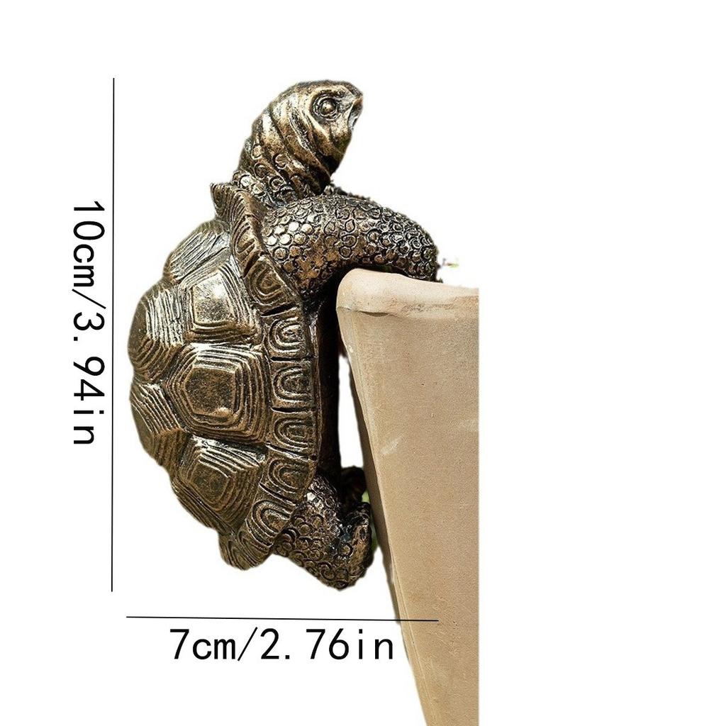 Garten Harz Simulation Dinosaurier Schildkröte Blumentopf Dekoration hängend Gartenarbeit Landschaft Balkon Blumentopf Dekoration