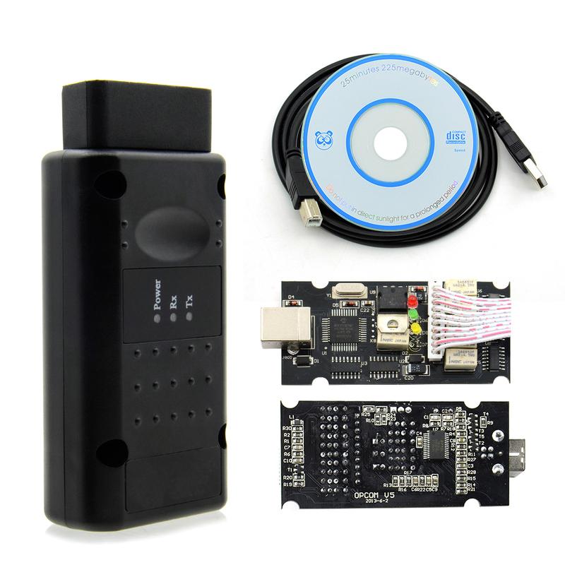 For Opel OP COM Interface With PIC18F458 FTDI FT232RL V1.99 OBD2 Car Diagnostic Scanner OP-COM 2014V Automotive Fault Detection