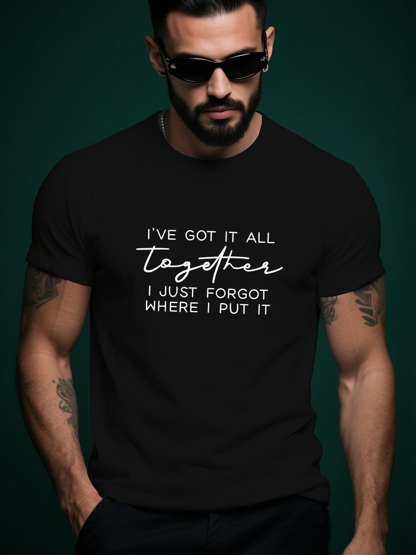 Where I Put It Graphic Tshirt Graphic Tee - Casual Summer... M