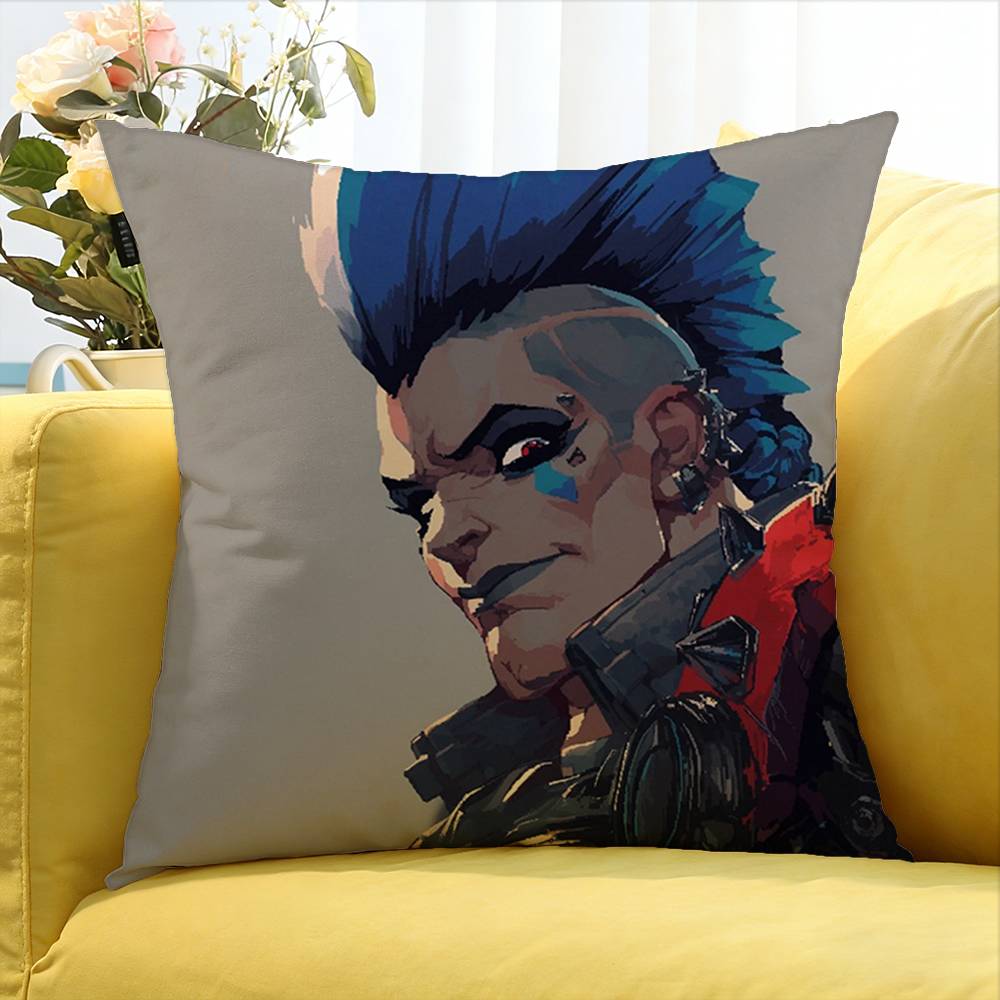 Pop Game OOverwatchS Various Sizes Square Pillow Case For Car Home Bedchamber Decor