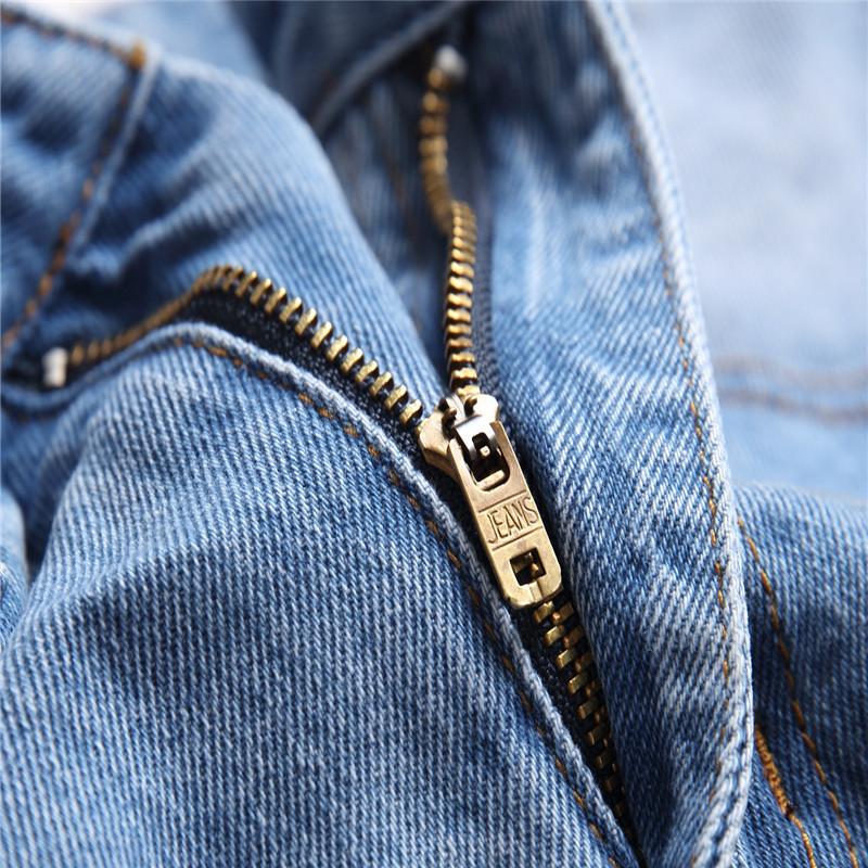 2024 Европейские и американские мужские деловые прямые джинсы со средней талией — фото 3