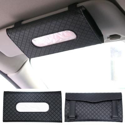 1Pcs Auto Tissue Box Handtuch Sets Auto Sonnenblende Tissue Box Halter Auto Innen Lagerung Dekoration für BMW Auto decor Zubehör