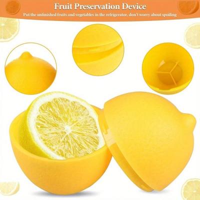 Lemon and Onion Fresh Holder - Multi Purpose Plastic Suitable for Freezing, Fruit and Vegetable Kitchen Storage Boxes