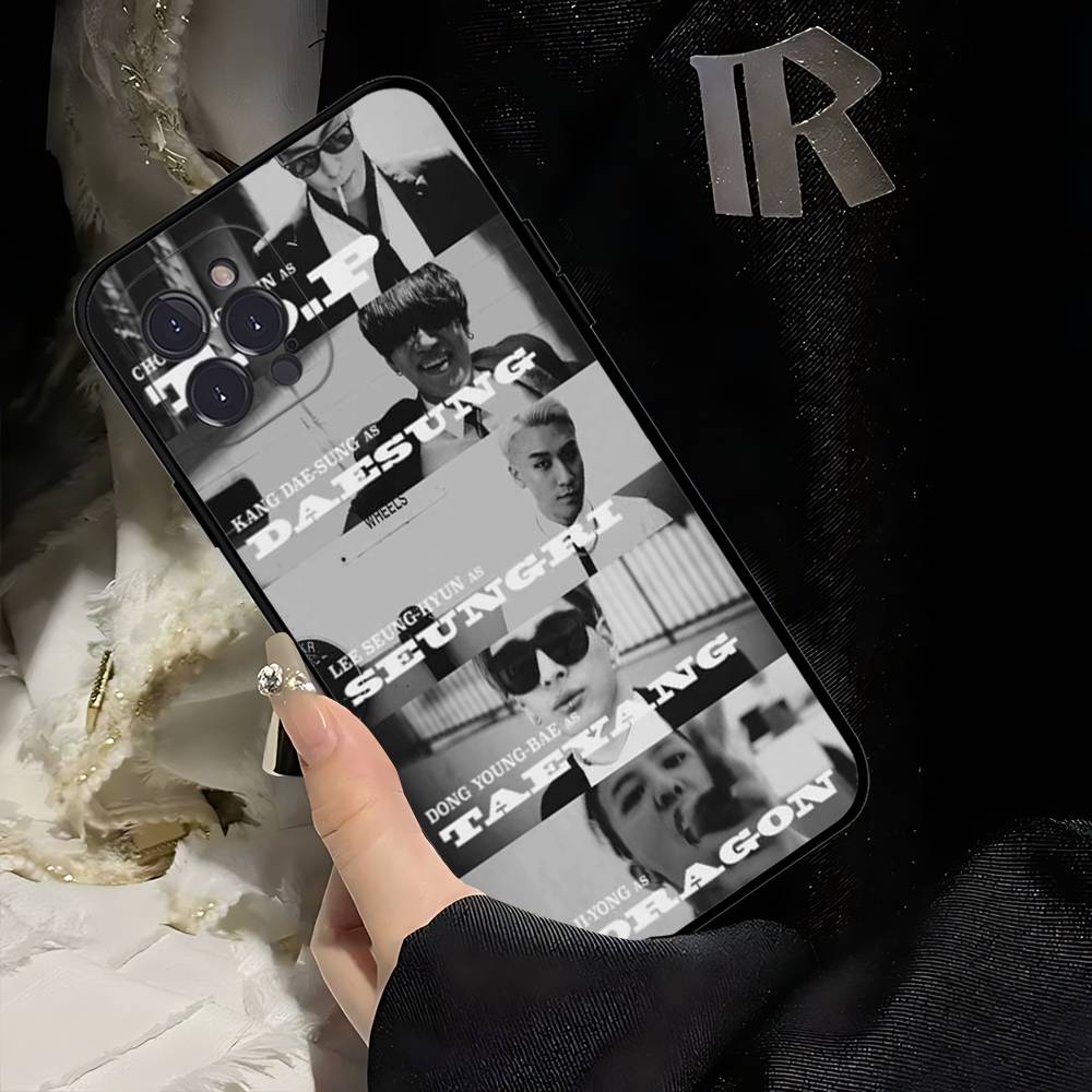 B-BIGBANGs Kpops Phone Case For Iphone 17 16 15 16e 14 13 12 11 Pro Max Plus Case Cover Coque iPhone 17