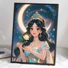 DIY Diamond Painting A Princess Wearing A Crown Cross Stitch Kit Mosaic Art Diamond Painting Full Circle Diamond Home Decoration