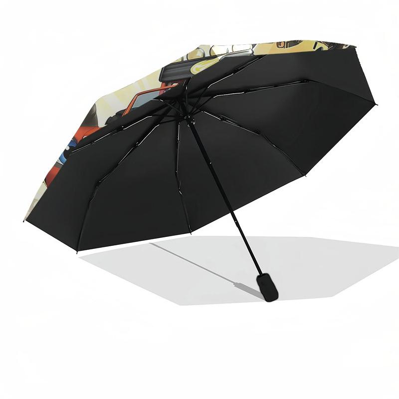 Blaze, Monster Machines Automatic Opening and Closing, 8 Rib Structure Portable Umbrella, Suitable for Men and Women In All Seasons Perfect