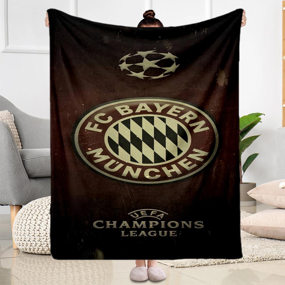 Bayern Munich Blanket Ultra-Soft Perfect for Office Picnics Livingroom for All Occasions Playful Design Best Holiday Gift for Friends Family